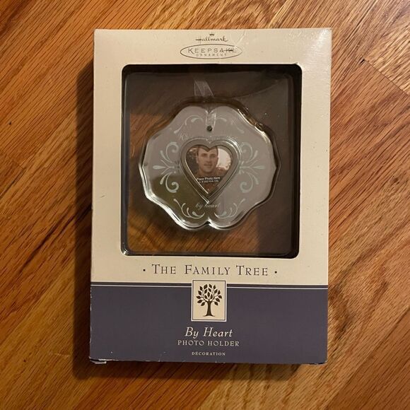 🆕 Hallmark Family Tree Photo Frame - 2-Sided Mirrored - By Heart - 2002 - Picture 1 of 3